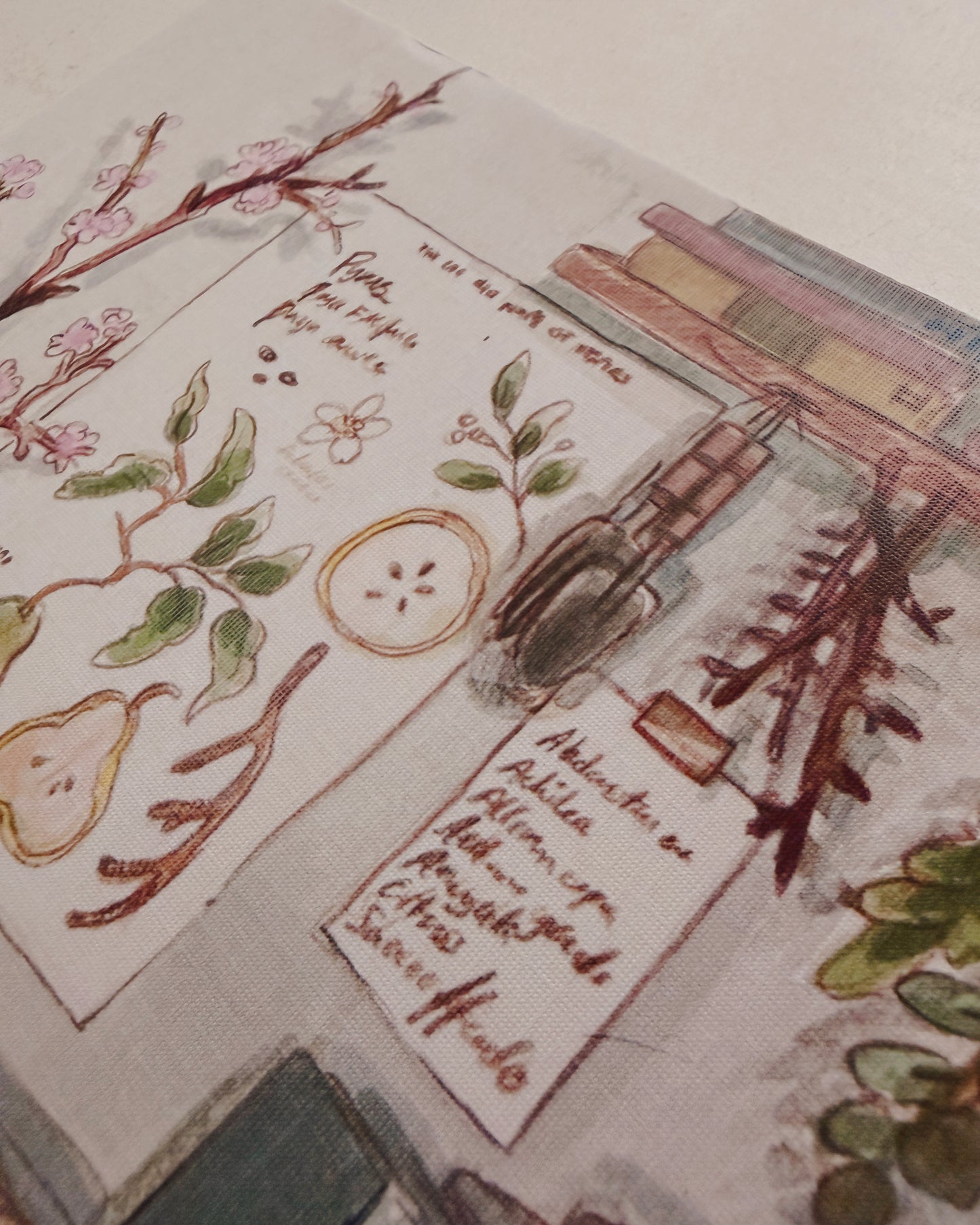 Print taller de jardinería ✂️🪴, reproducción en papel texturizado de ilustración en acuarela