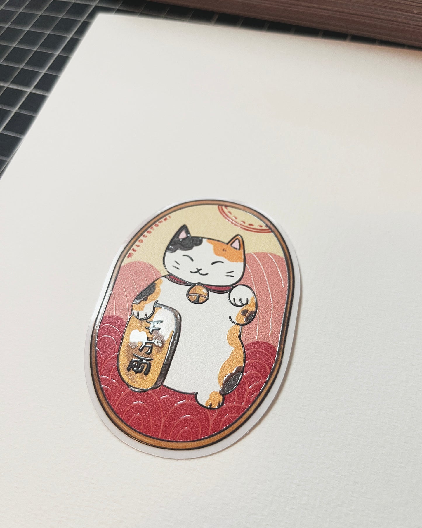 Sticker individual Maneki Neko 🍀