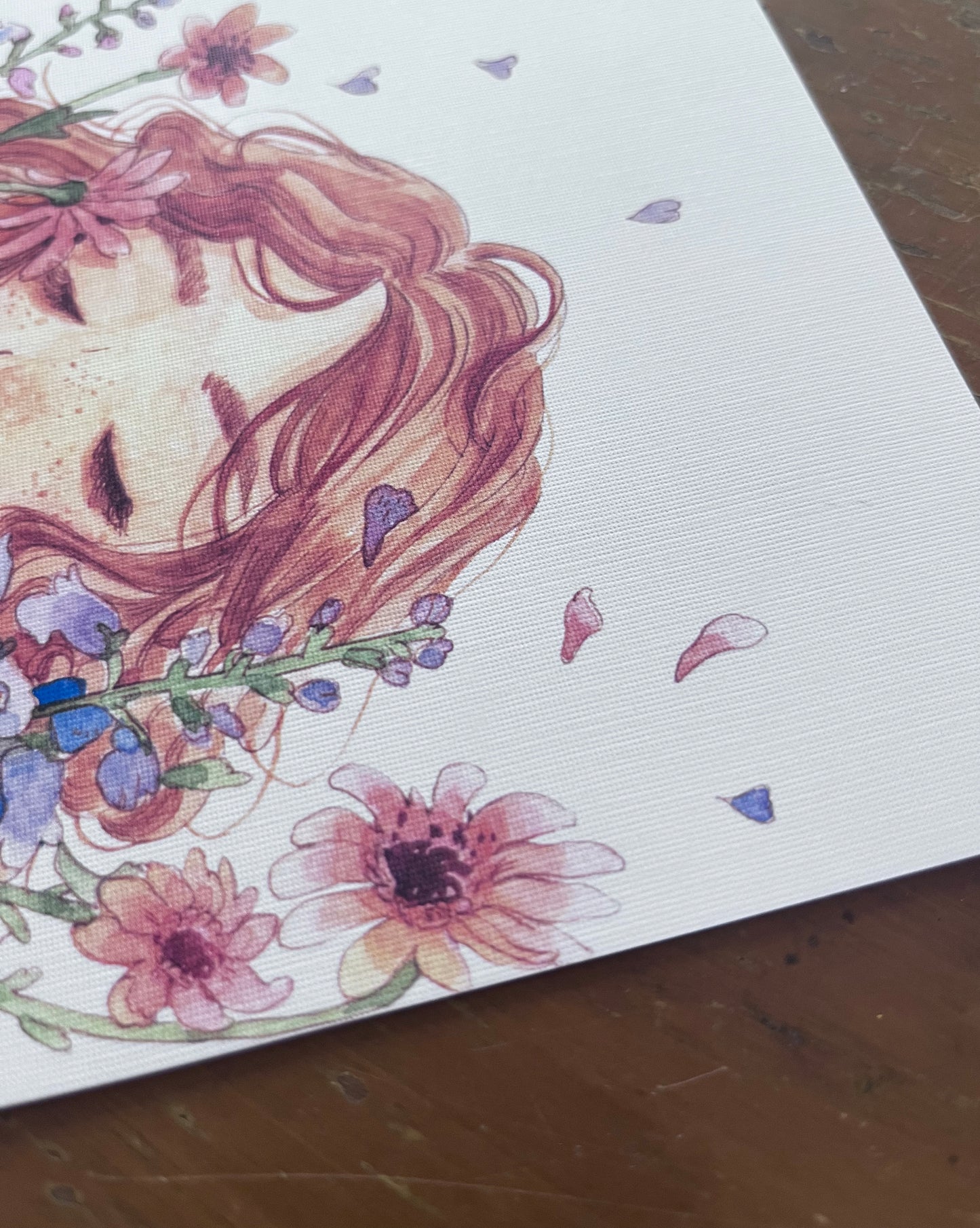 Print, Flora 14x21.5cm