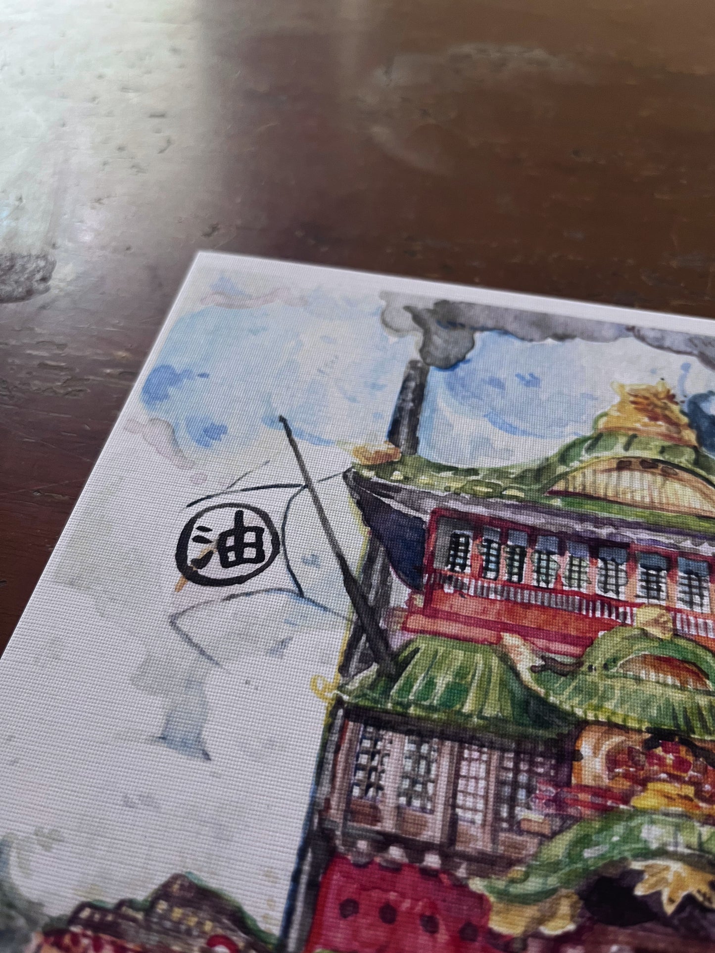 Print homenaje a Ghibli, Chihiro
