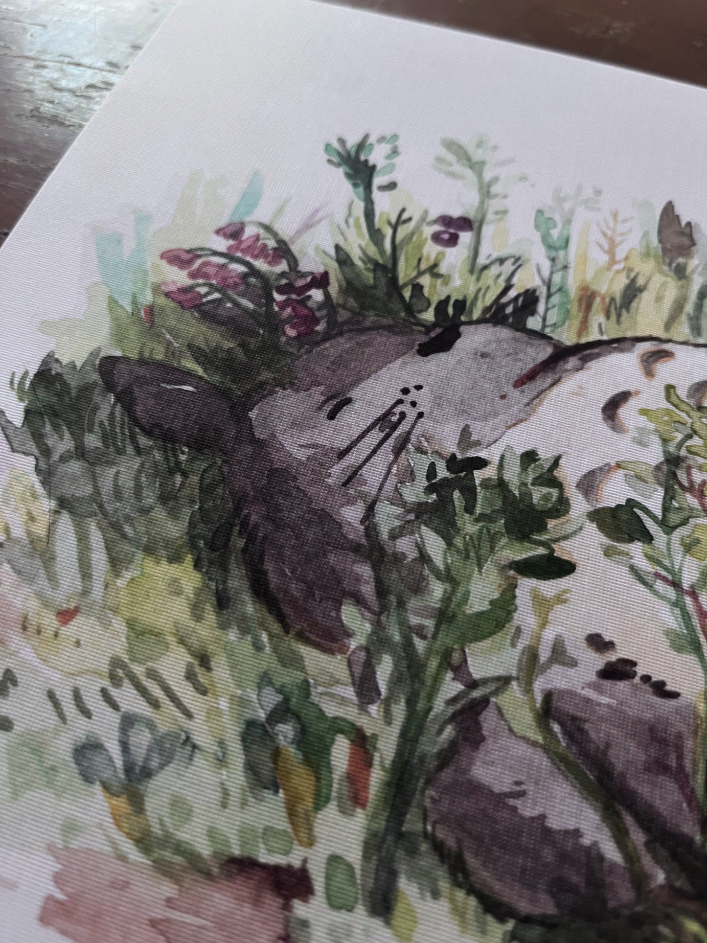 Print homenaje a Ghibli, Totoro