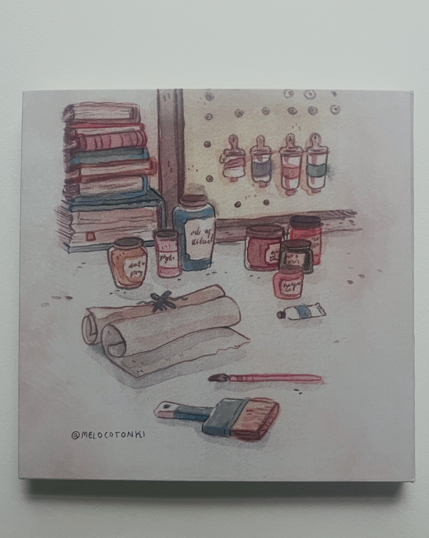 Cuaderno para acuarela,  Pintora, watercolor paper