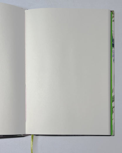 Libreta Campanillas  1/2 carta, pasta dura, cosida, cuaderno, sketchbook, bullet journal