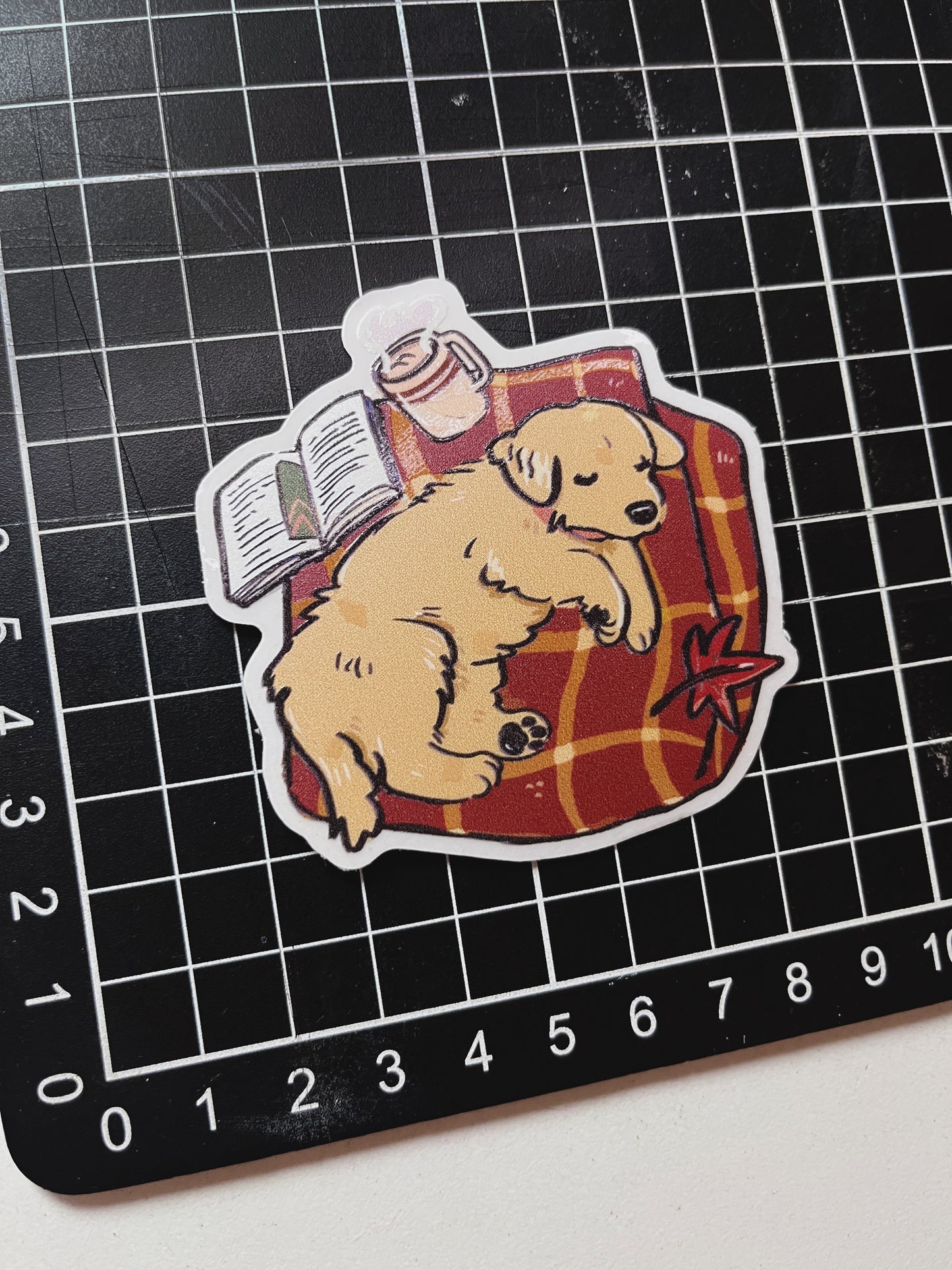 Sticker individual Cachorro Cozy 🍁