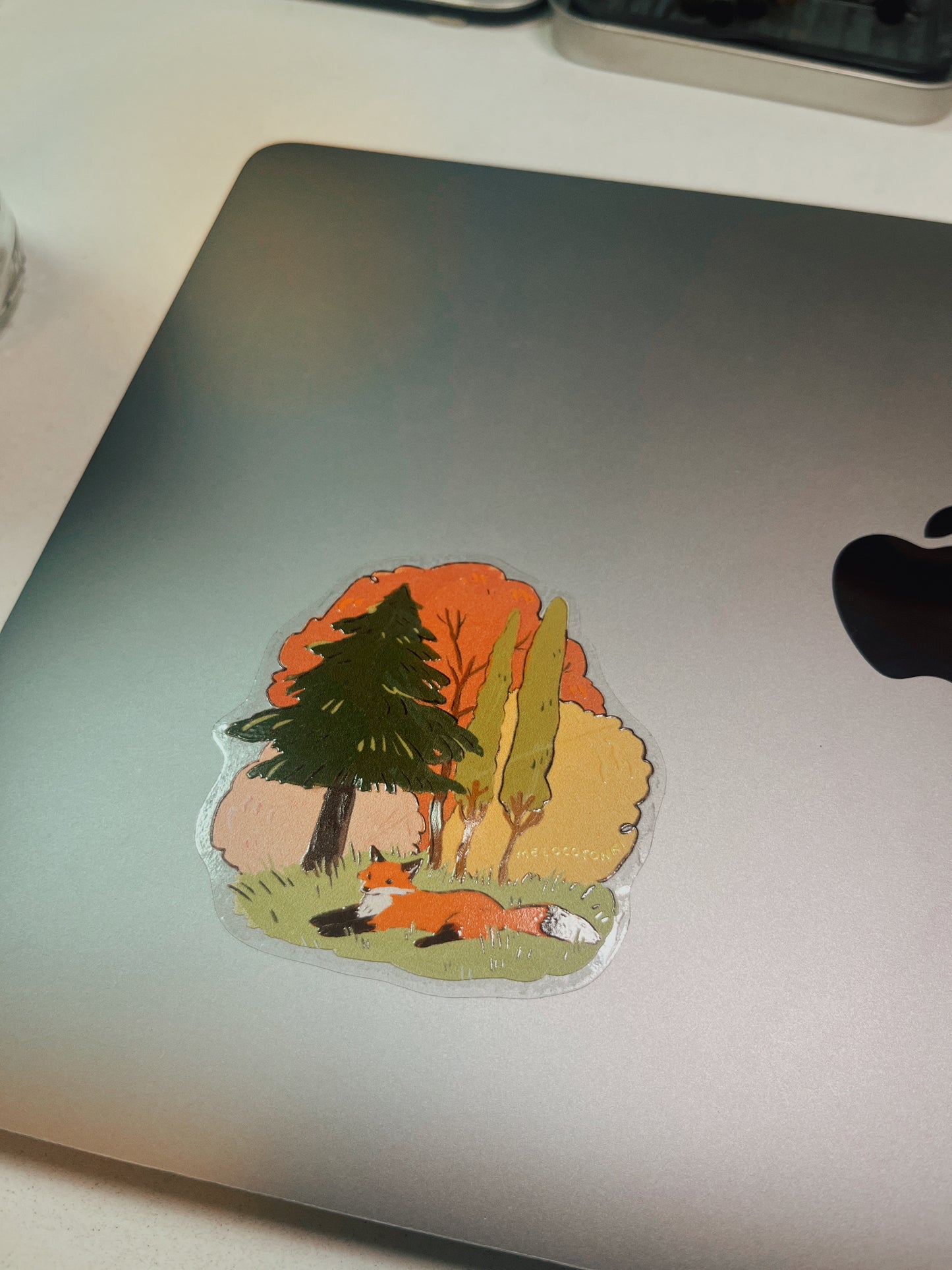 Sticker individual Zorro en el bosque 🌲
