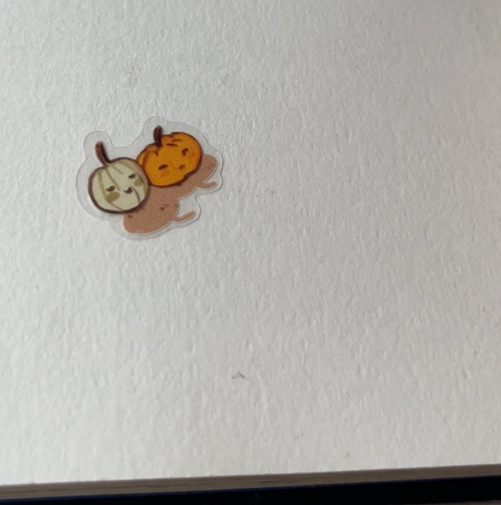 Planilla Stickers Otoño 🍂🥧 ☕ 🎃 vinil con textura estampas adhesivas