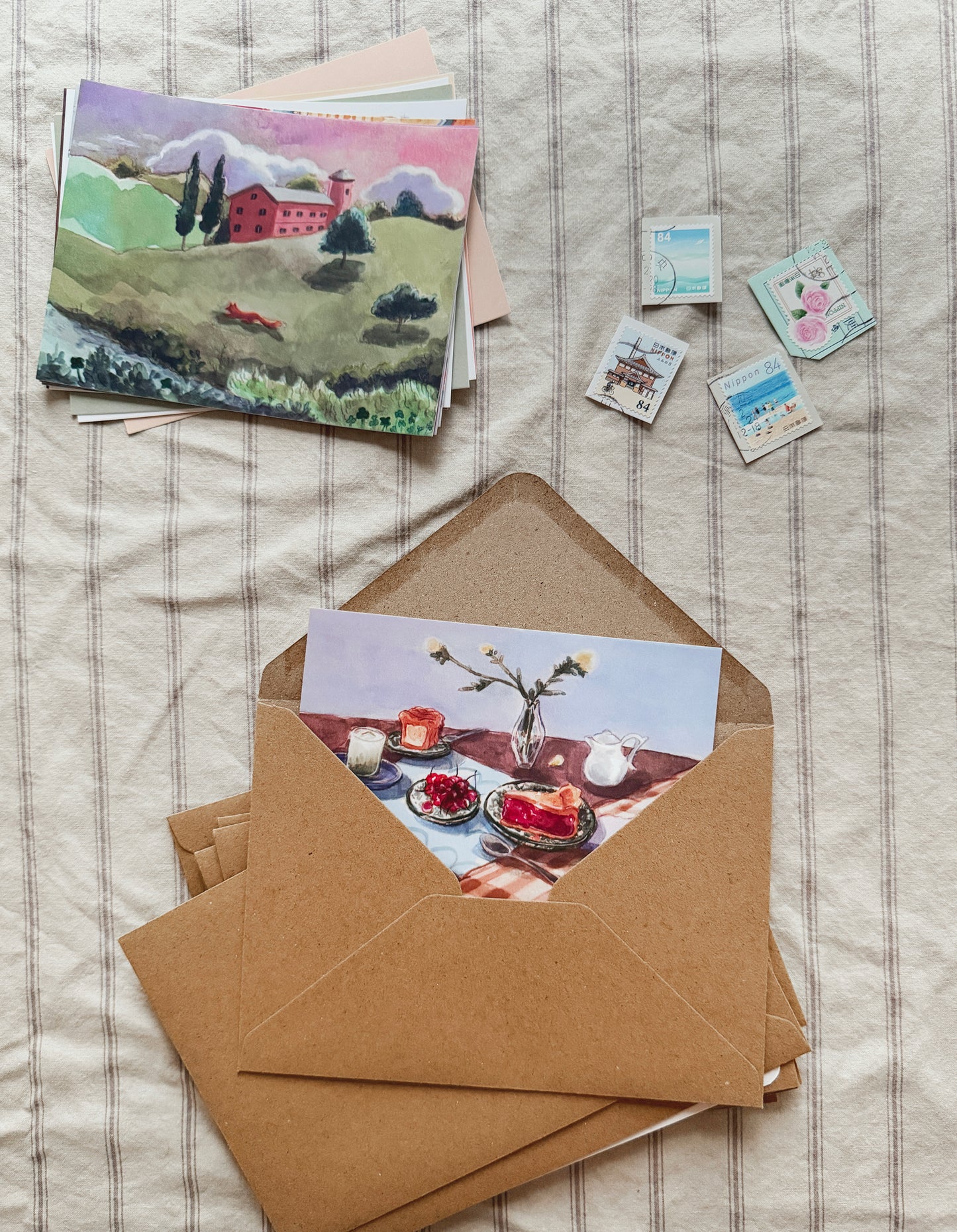 Colección de 11 postales 💌 COMPLETA