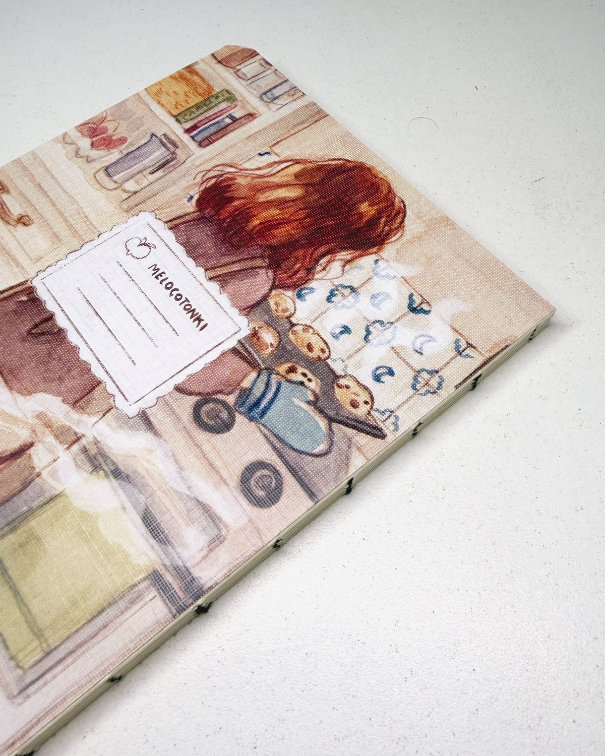 Libreta suave Galletas 🍪 cuaderno cosido hojas en blanco