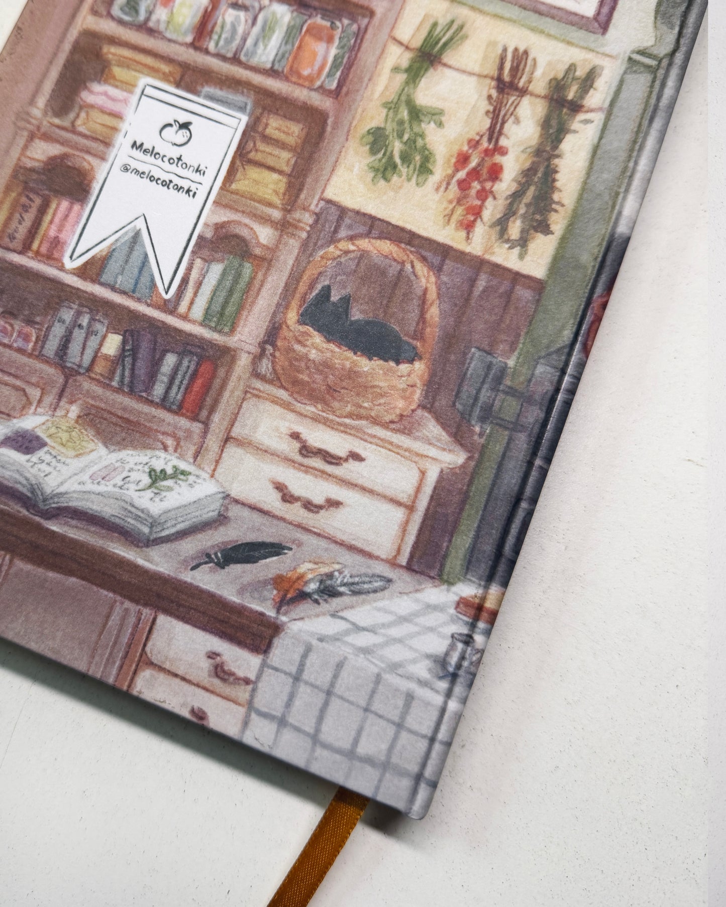 Libreta Herbolaria 🌿🧺📜 1/2 carta , pasta dura, cuaderno, sketchbook, bullet journal
