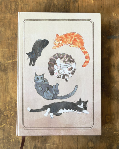 Libreta Gatos 1/2 carta 🐈🐈‍⬛ྀི, pasta dura, cuaderno, sketchbook, bullet journal