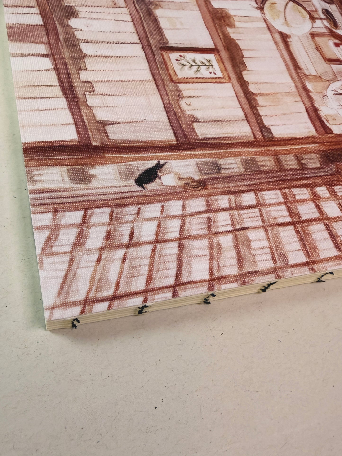 Libreta suave biblioteca 🐦‍⬛ , cuaderno cosido hojas en blanco