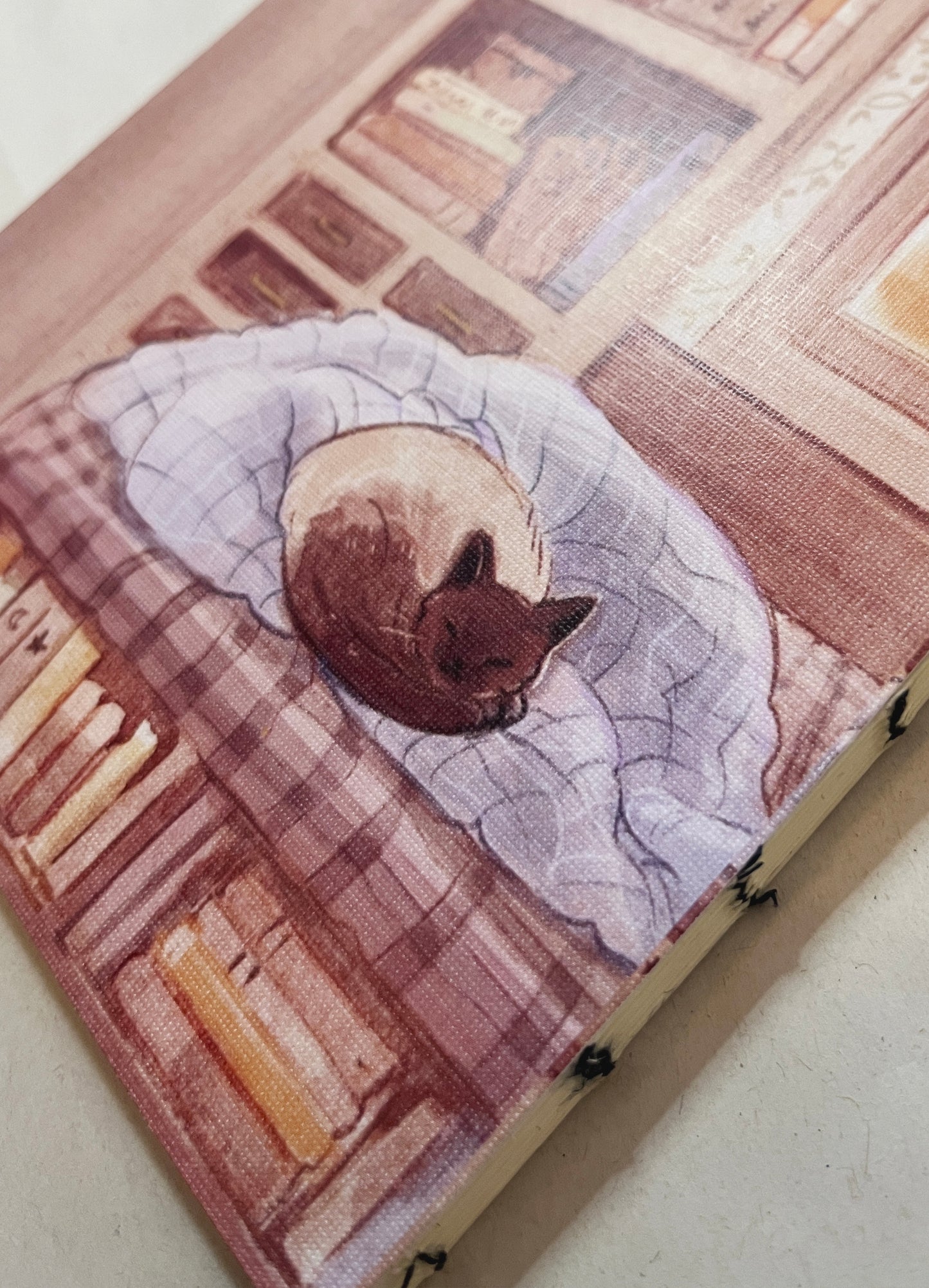 Libreta suave Biblioteca, cuaderno cosido