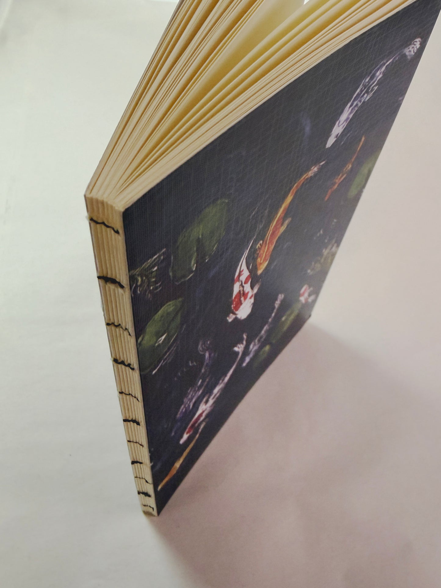 Libreta suave peces koi 🎏 , cuaderno cosido hojas en blanco
