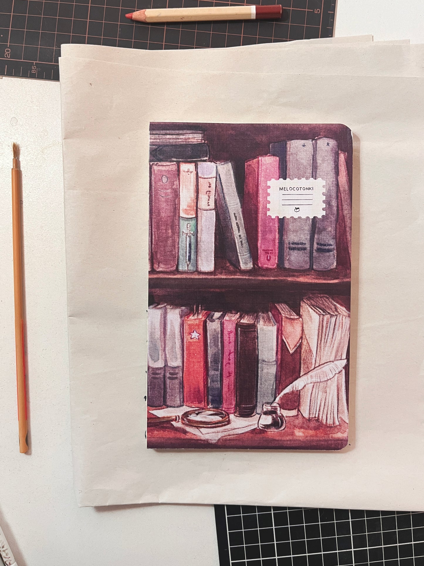 Libreta suave Libros 📕, cuaderno cosido hojas en blanco
