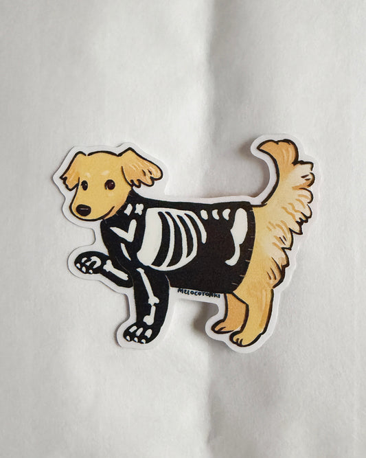 Sticker individual Perrito Huesitos 🐕 💀