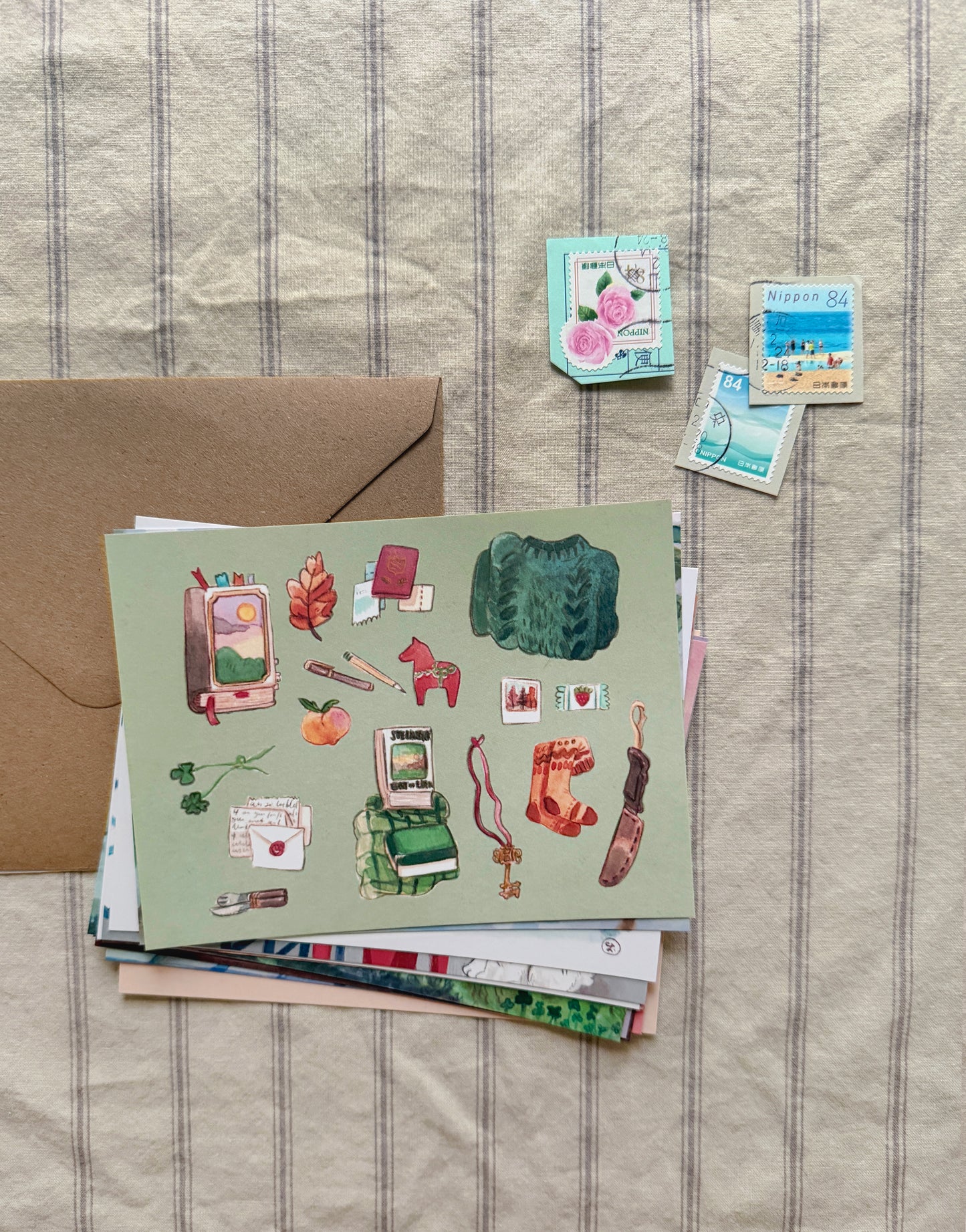 Colección de 11 postales 💌 COMPLETA