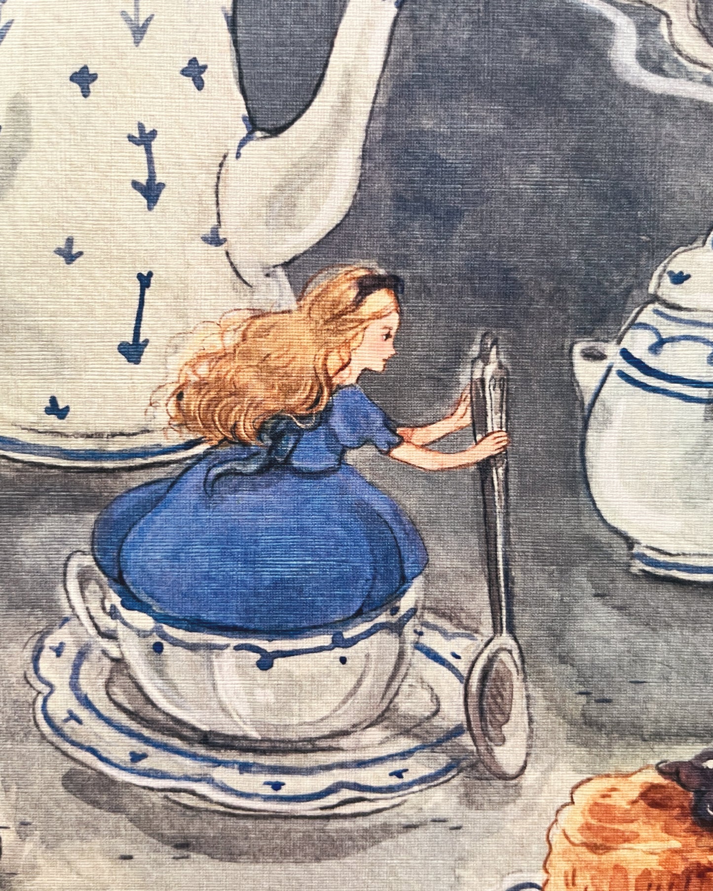 Print, Alicia hora del té, tamaño carta