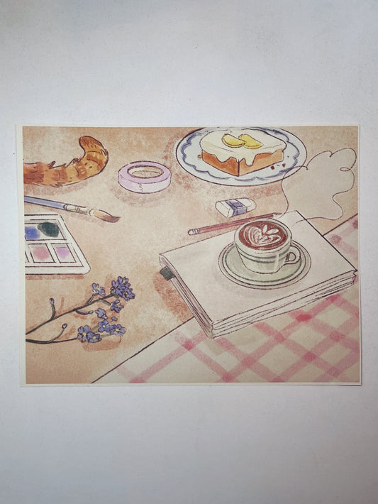 Print, escritorio cozy