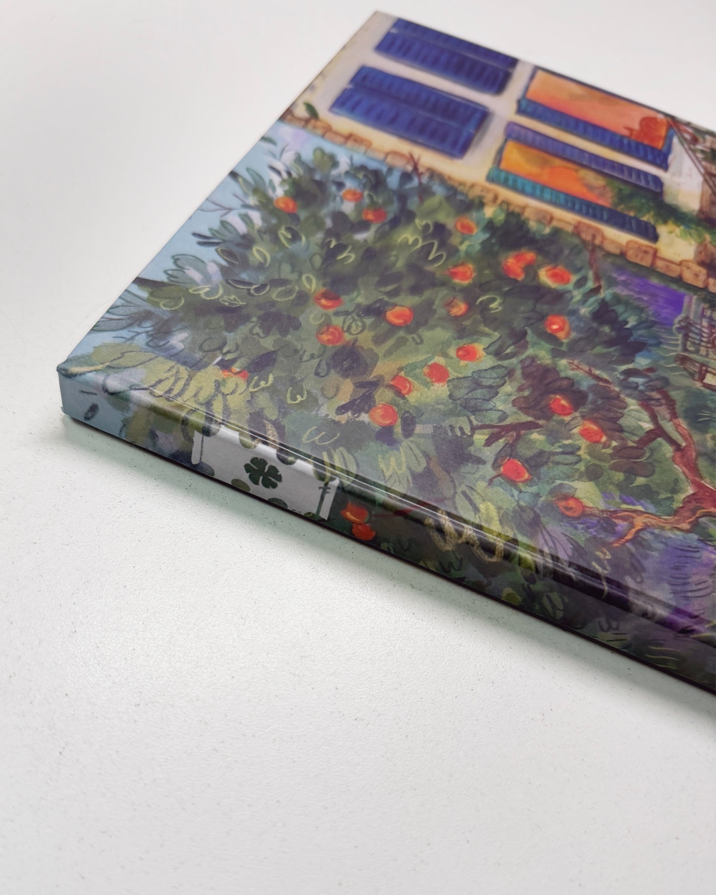 Cuaderno para acuarela, Naranjo 🍊𓏲🧺 ₊˚ sketchbook