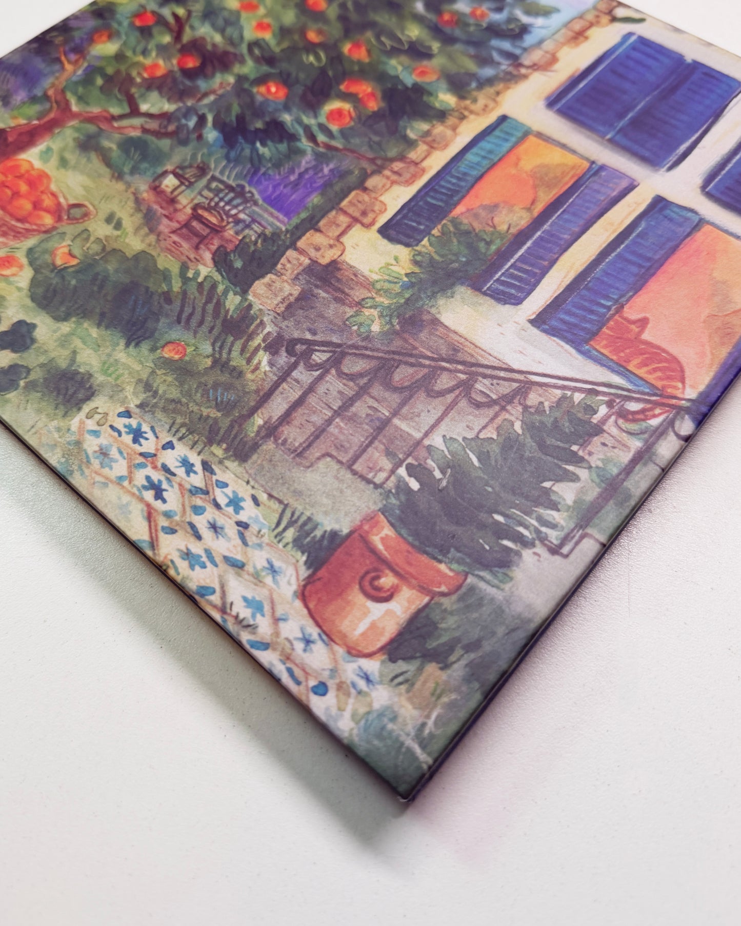 Cuaderno para acuarela, Naranjo 🍊𓏲🧺 ₊˚ sketchbook