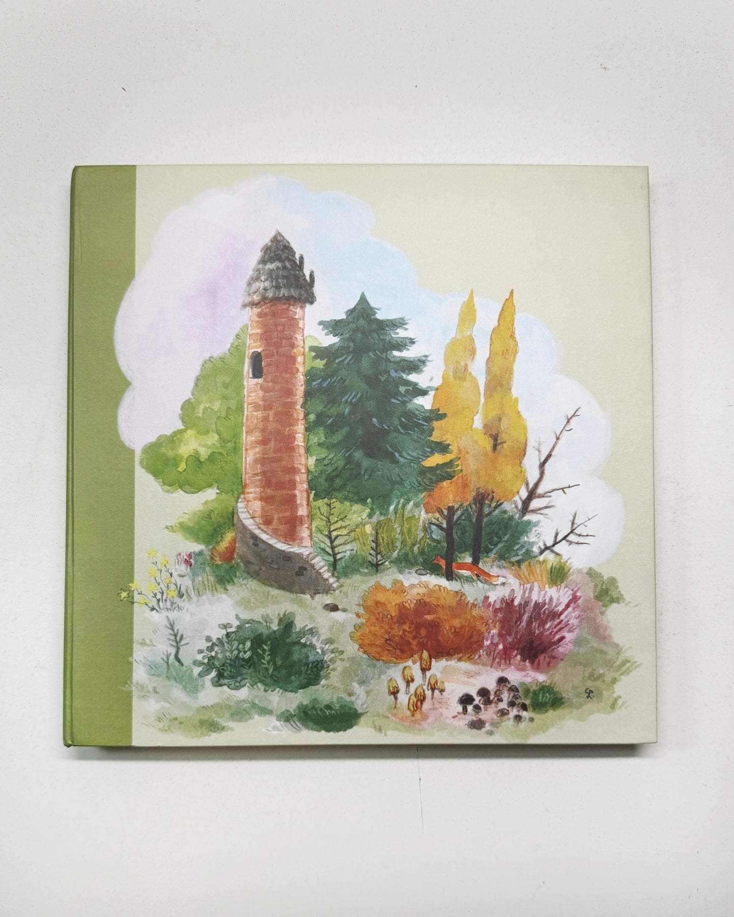 Cuaderno para acuarela, Zorro & Torre sketchbook 🦊 🌳, 50% algodón