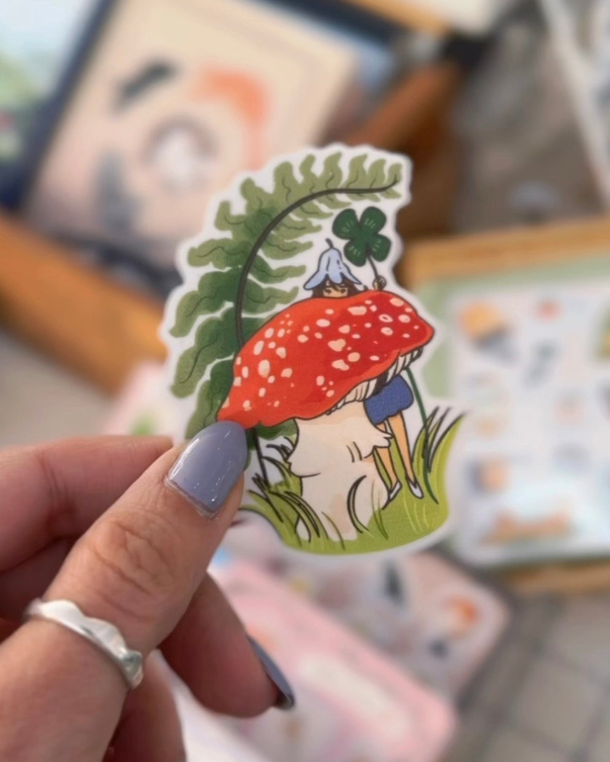 Sticker individual Hada del Jardín 🌿🍄