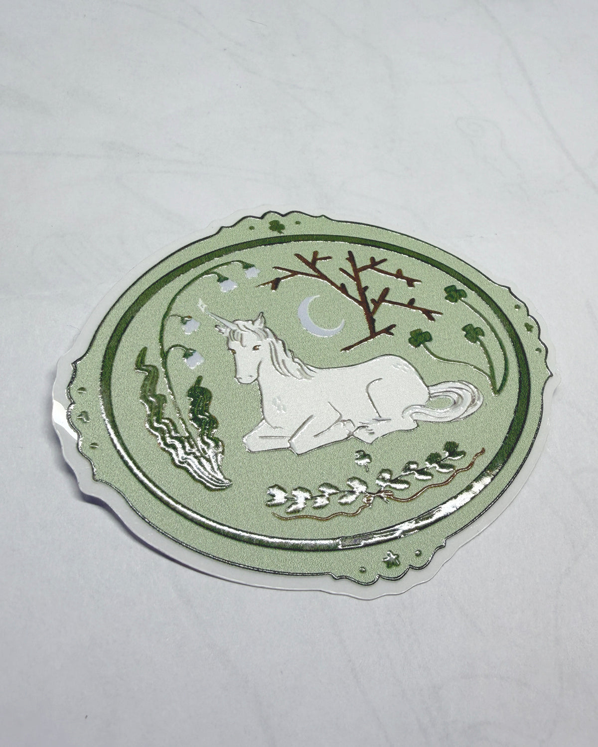 Sticker individual Unicornio .☘︎ ݁˖
