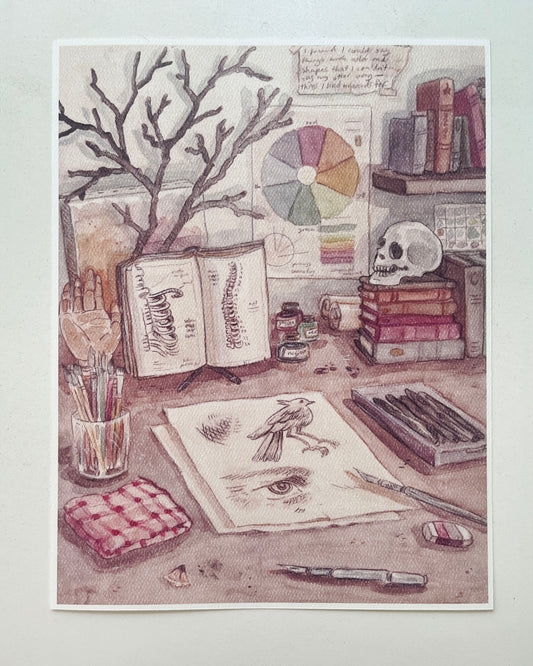 Print, taller, reproducción en papel texturizado