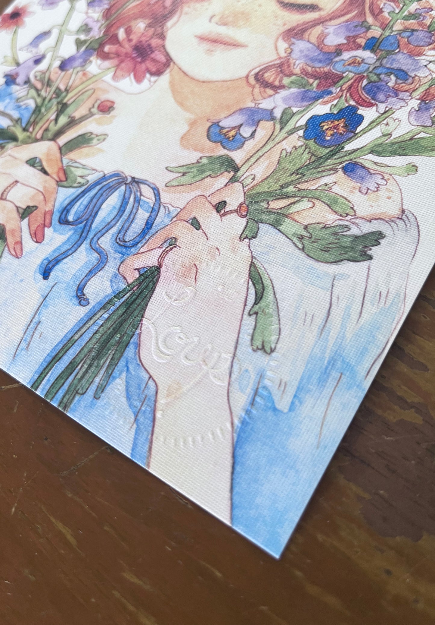 Print, Flora 14x21.5cm